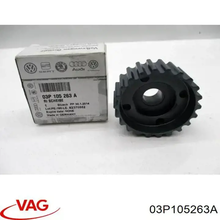 03P105263A VAG Rueda dentada, cigüeñal original y equivalente