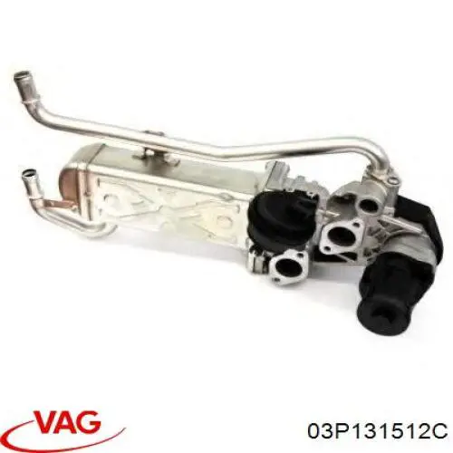Радиатор системы EGR рециркуляции выхлопных газов VAG 03P131512C цена, от 88.69 USD