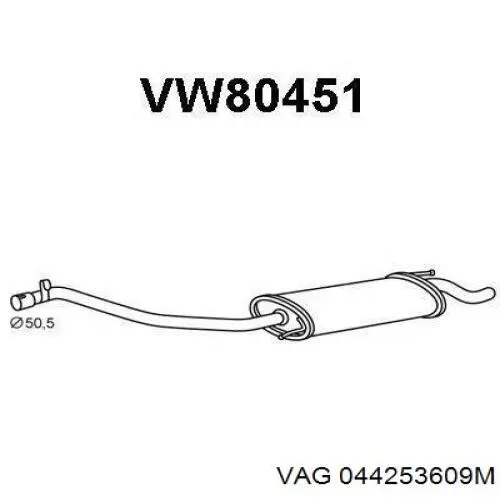 Выхлоп задний VAG 044253609M цена, от 47.50 USD