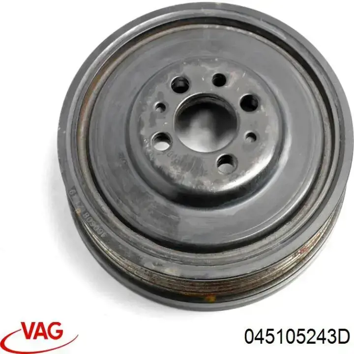 Шкив коленвала 045105243D VAG