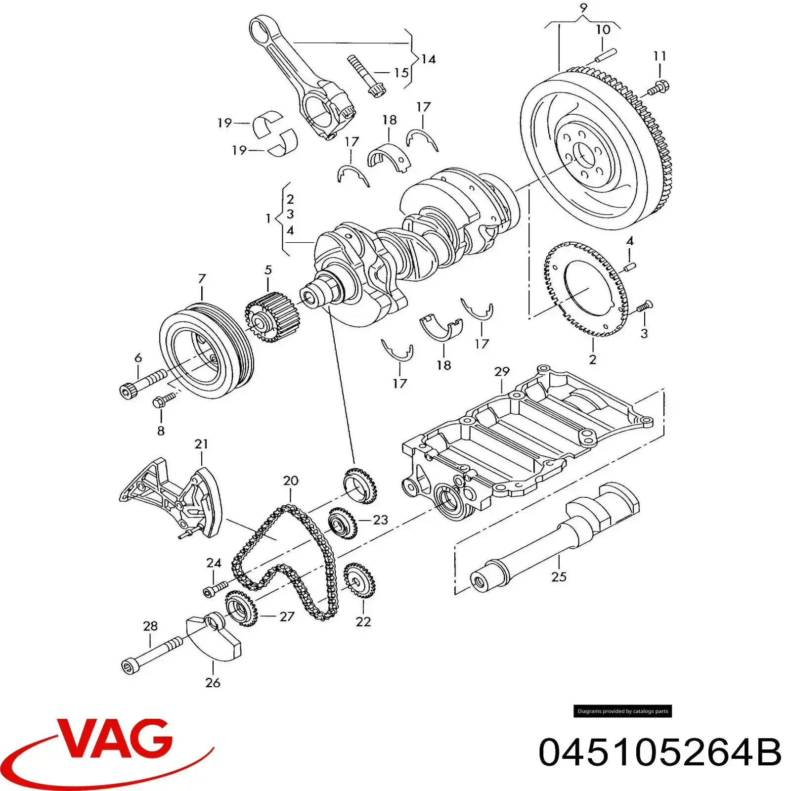 045105264B VAG Сцепление в сборе
