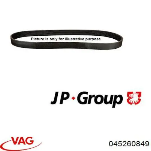 Клиновый ремень VAG 045260849 цена, от 22.88 USD