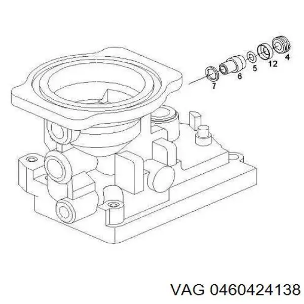 460424138 Bosch Насос топливный высокого давления (ТНВД)
