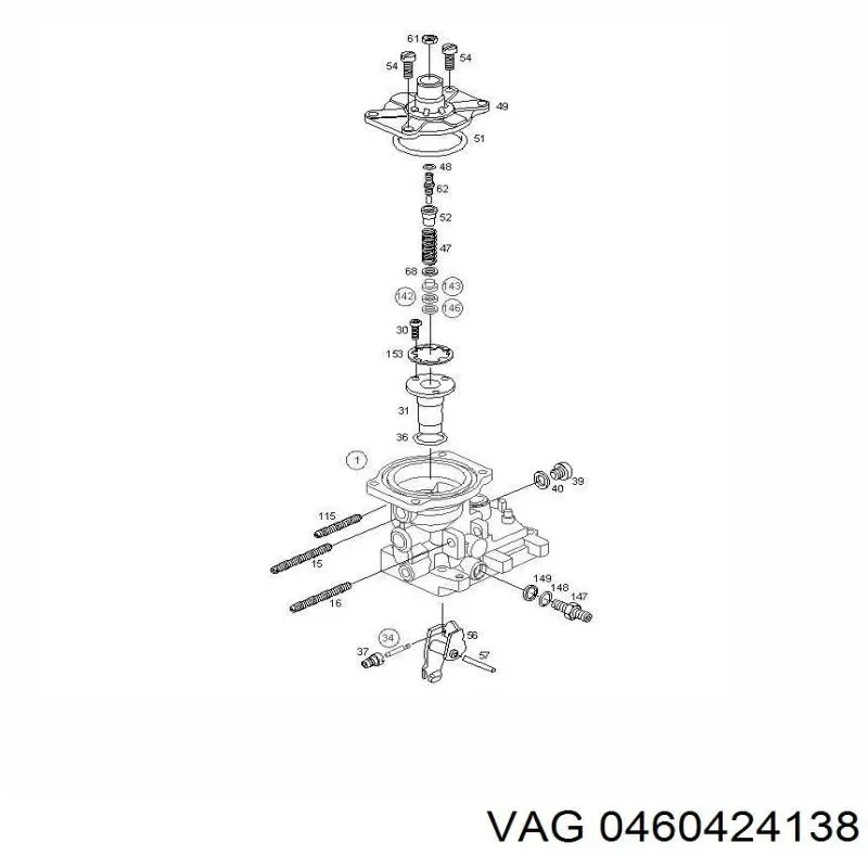 Насос топливный высокого давления (ТНВД) Bosch 460424138 цена, от 254.58 USD