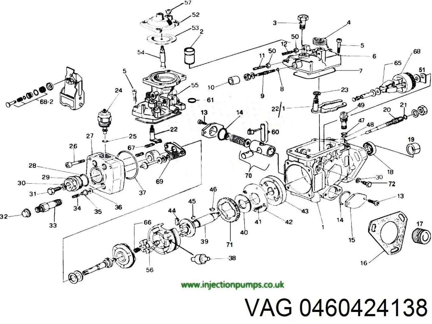Насос топливный высокого давления Bosch 0460424138