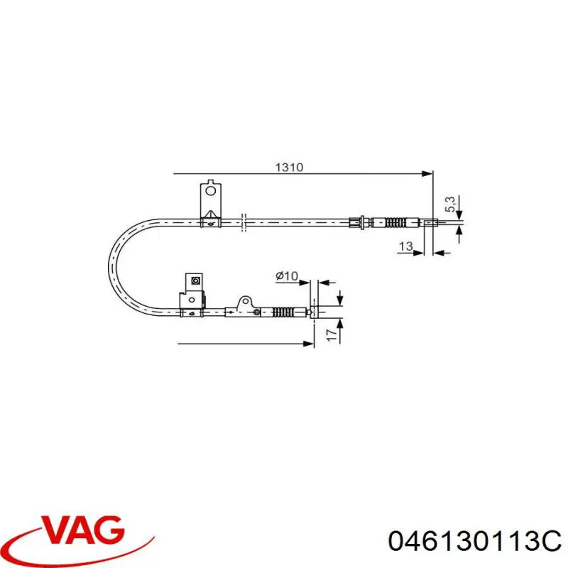Ремень ТНВД 046130113C VAG