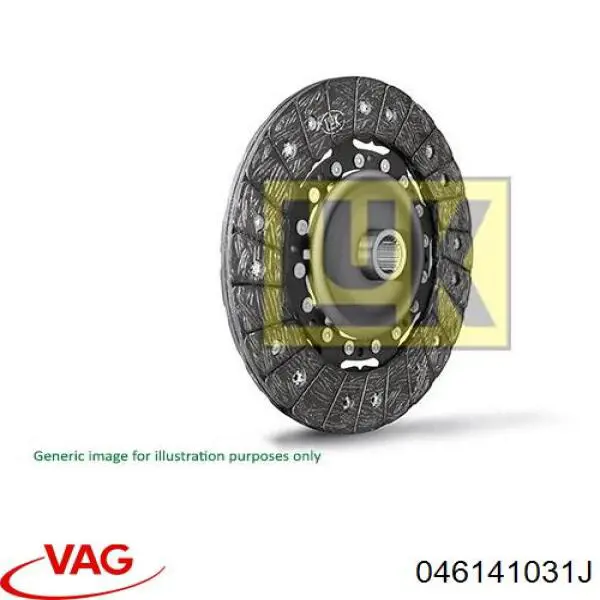 Диск сцепления 046141031J VAG