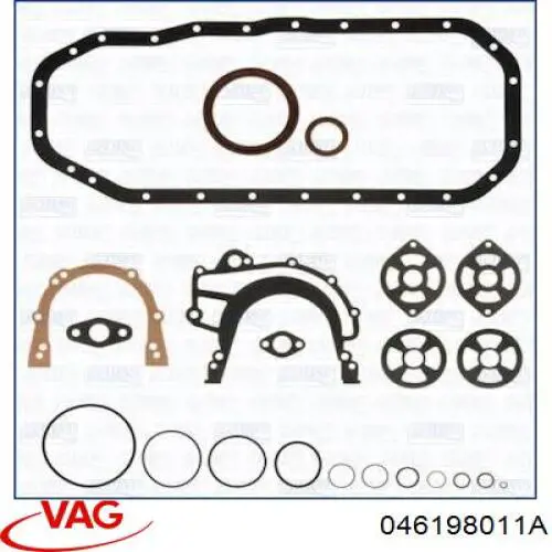 046198011A VAG kit inferior de vedantes de motor