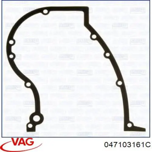 Junta, cárter de mando, superior 047103161C VAG/Skoda