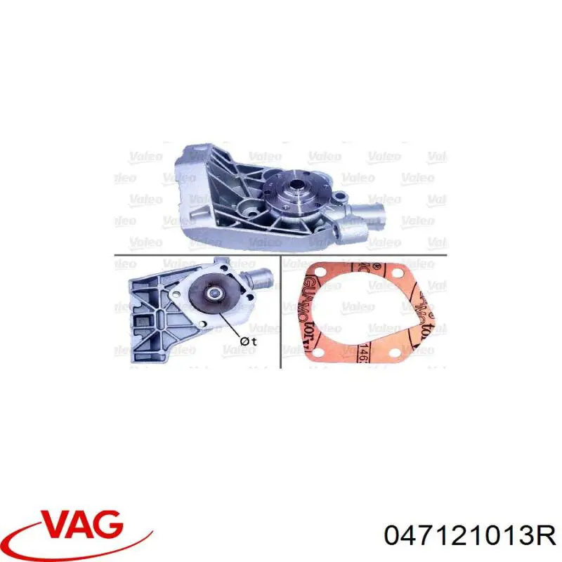 Купить 047121013R VAG Насос охлаждения