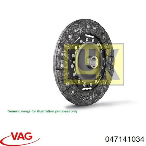 Диск сцепления VAG 047141034