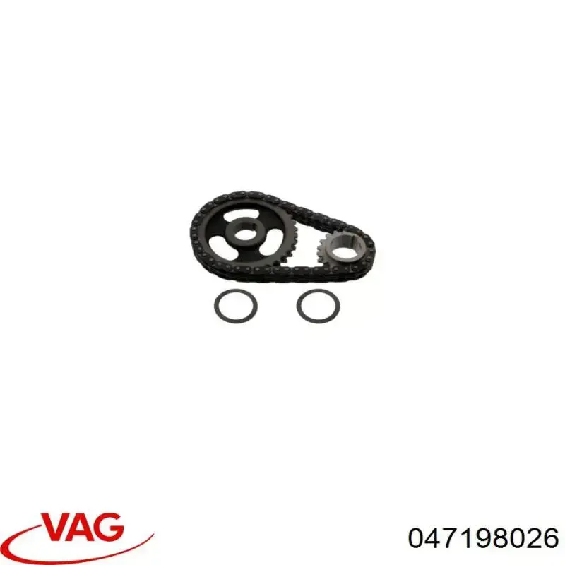 Цепь ГРМ, комплект VAG 047198026