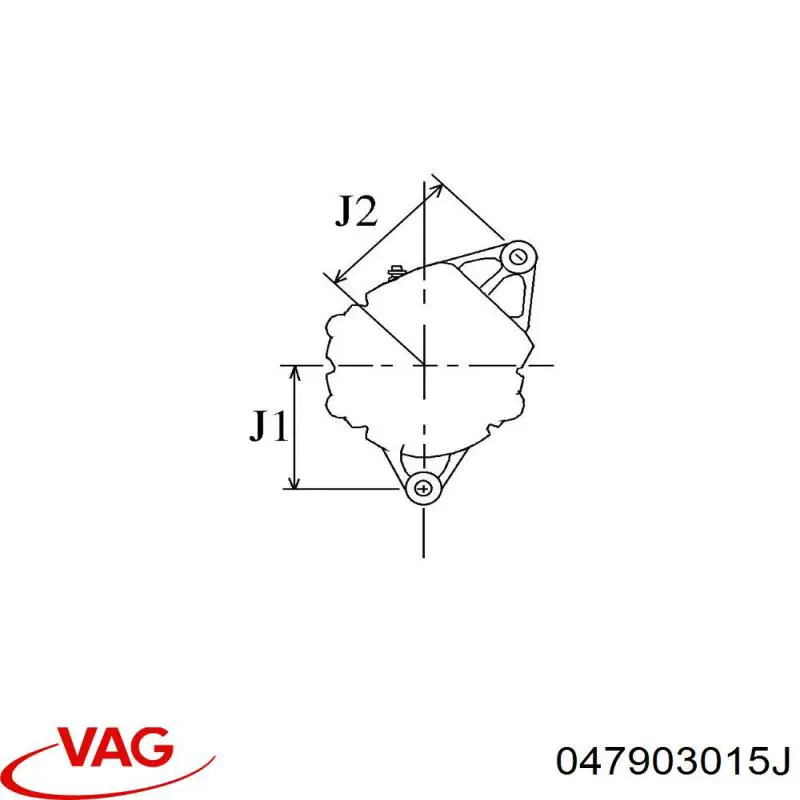 Генератор 047903015J VAG