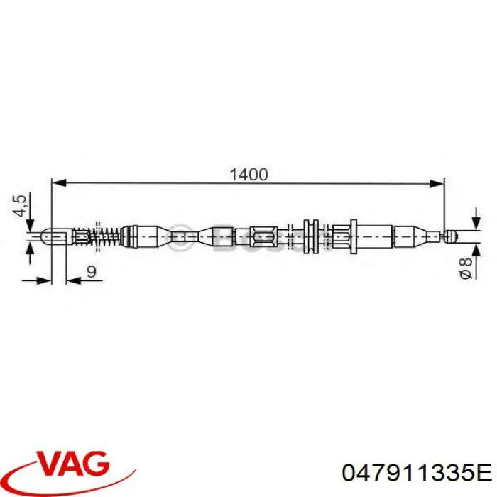  Бендикс VAG 047911335E цена, от 13.53 USD