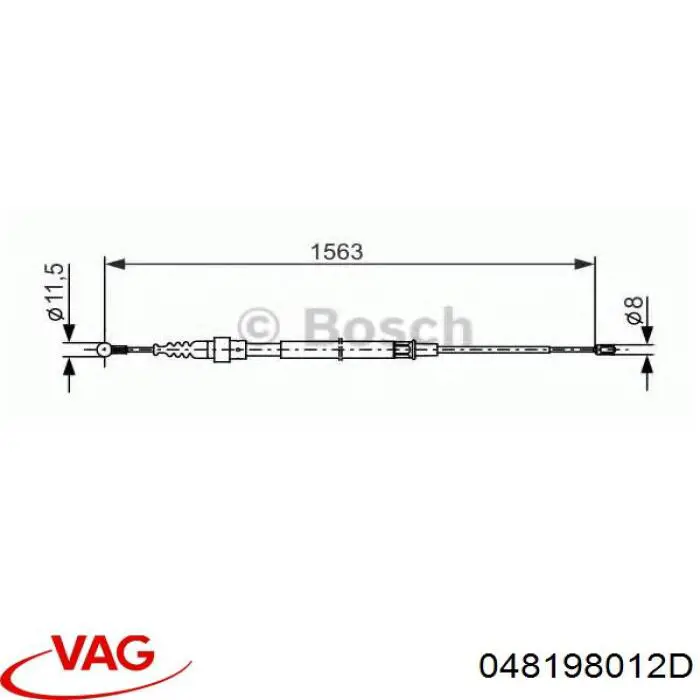 048198012D VAG комплект прокладок двигателя верхний