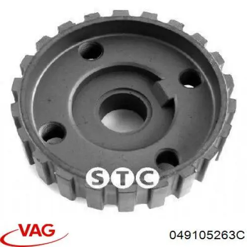 049105263C VAG звездочка-шестерня привода коленвала двигателя