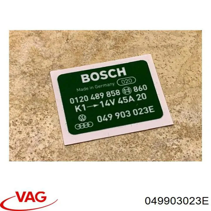 Генератор 049903023E VAG