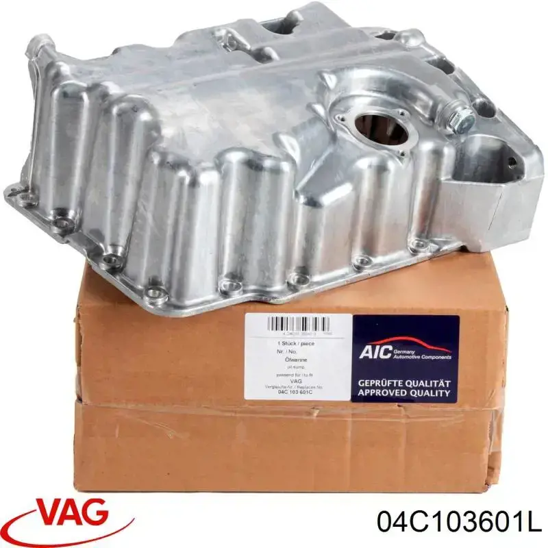 04C103601L VAG panela de óleo de cárter do motor