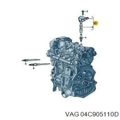 Катушка VAG 04C905110D