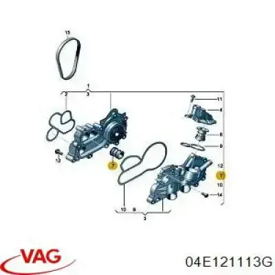 Термостат в корпусе Continental/Siemens 28020040152 цена, от 13.33 USD