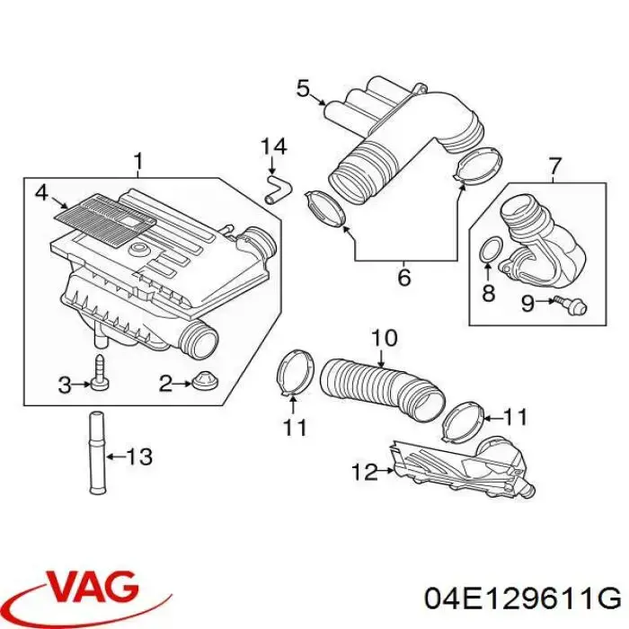 Compre Caixa de filtro de ar Volkswagen Caddy 4