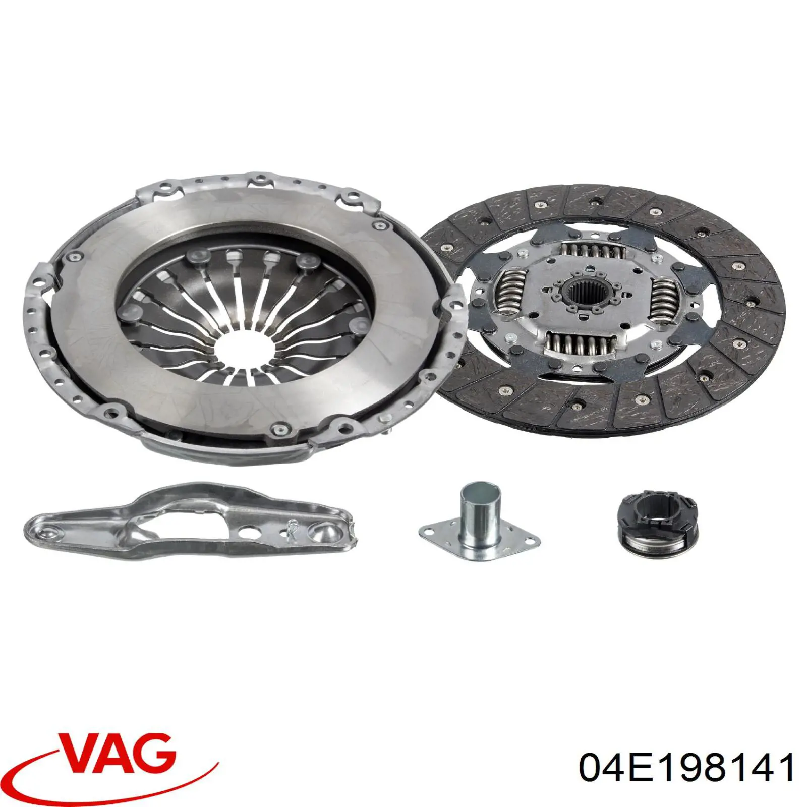 Комплект сцепления (3 части) VAG 04E198141X цена, от 99.73 USD