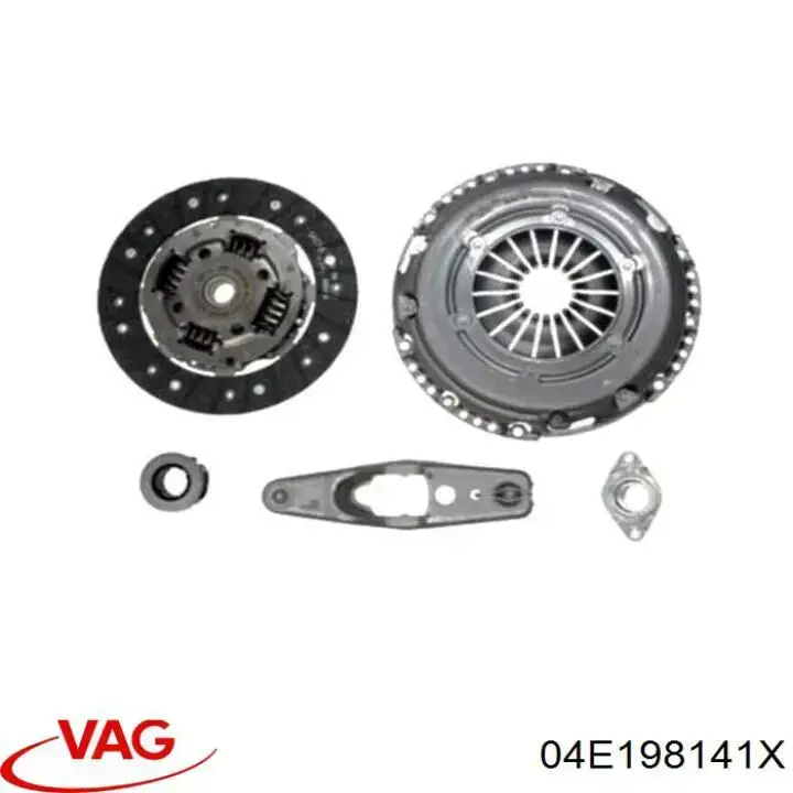 04E198141X VAG Сцепление в сборе