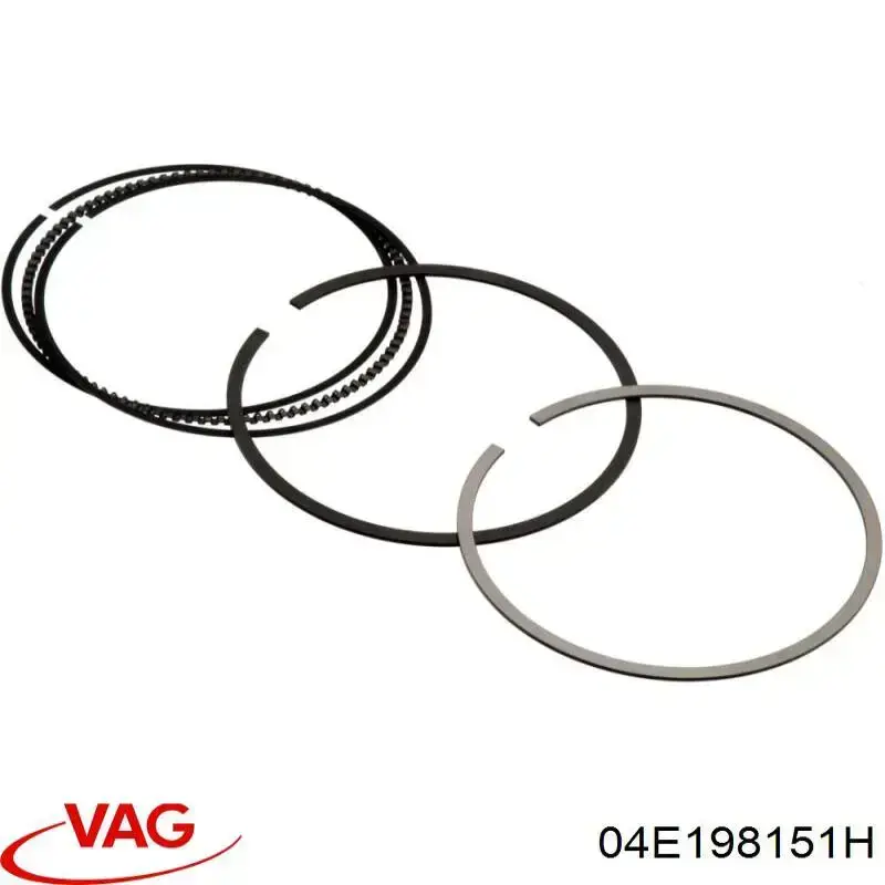 04E198151H VAG kit de anéis de pistão de motor, std.