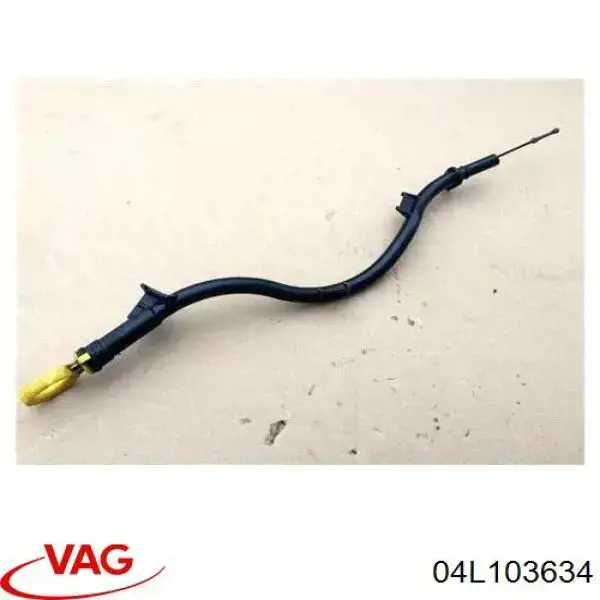 Направляющая щупа-индикатора уровня масла в двигателе VAG 04L103634
