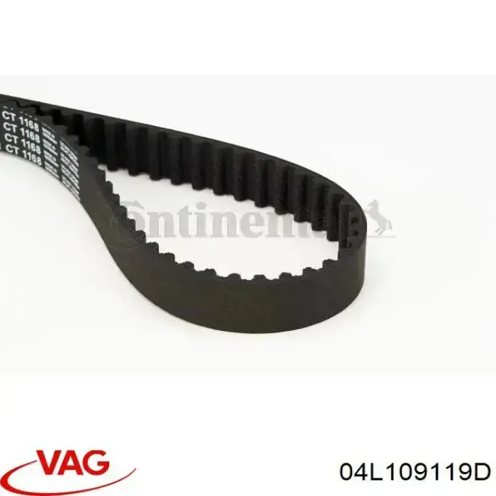 Correia do mecanismo de distribuição de gás 04L109119D VAG