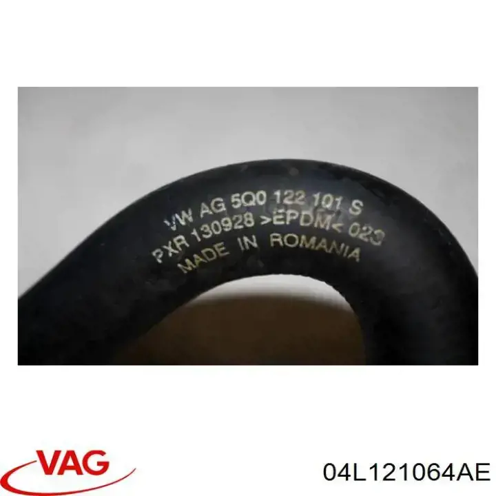 Mangueira (cano derivado) do sistema de esfriamento 04L121064AE VAG