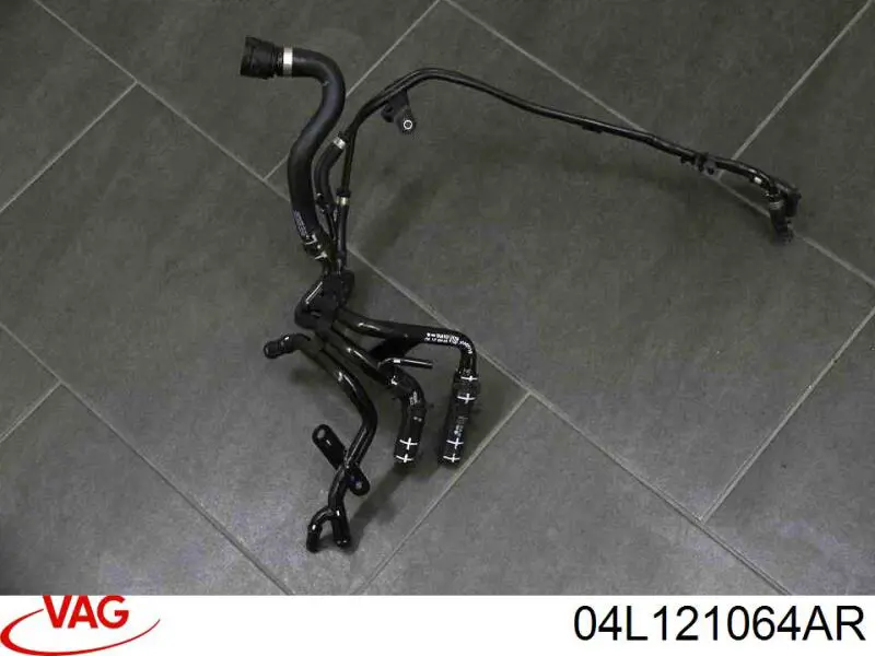 Compre 04L121064AR VAG Mangueira (cano derivado) do sistema de esfriamento