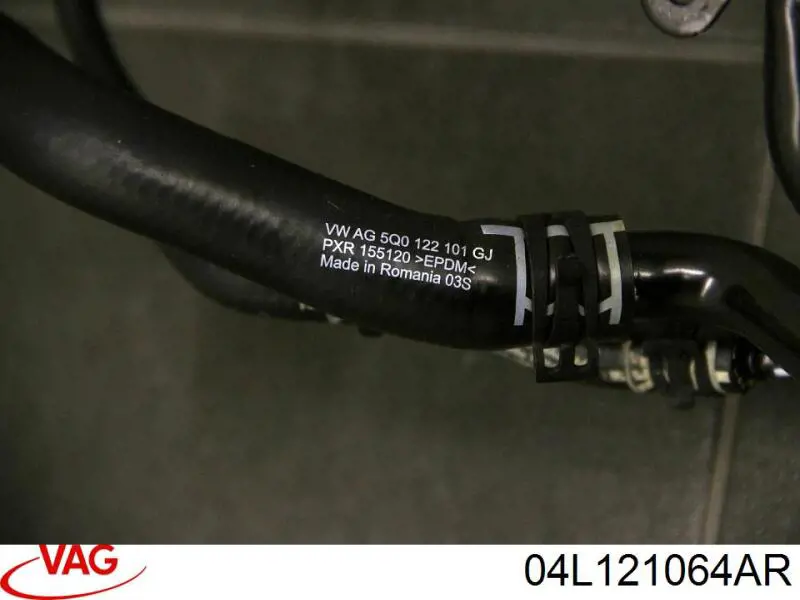 Mangueira (cano derivado) do sistema de esfriamento 04L121064AR VAG