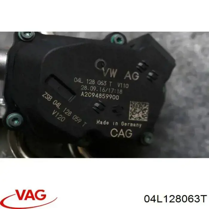 04L128063T VAG válvula de borboleta montada