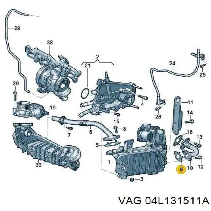  VAG 04L131511A цена, от 216.69 USD