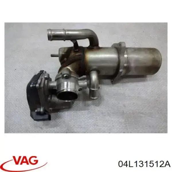 04L131512A VAG radiador do sistema egr de recirculação dos gases de escape