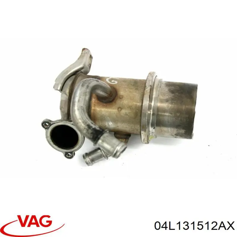 04L131512AX VAG radiador do sistema egr de recirculação dos gases de escape