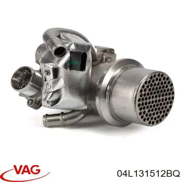 04L131512BQ VAG radiador do sistema egr de recirculação dos gases de escape
