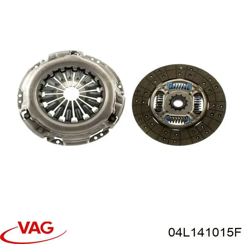Комплект сцепления (3 части) VAG 04L141015F цена, от 176.52 USD