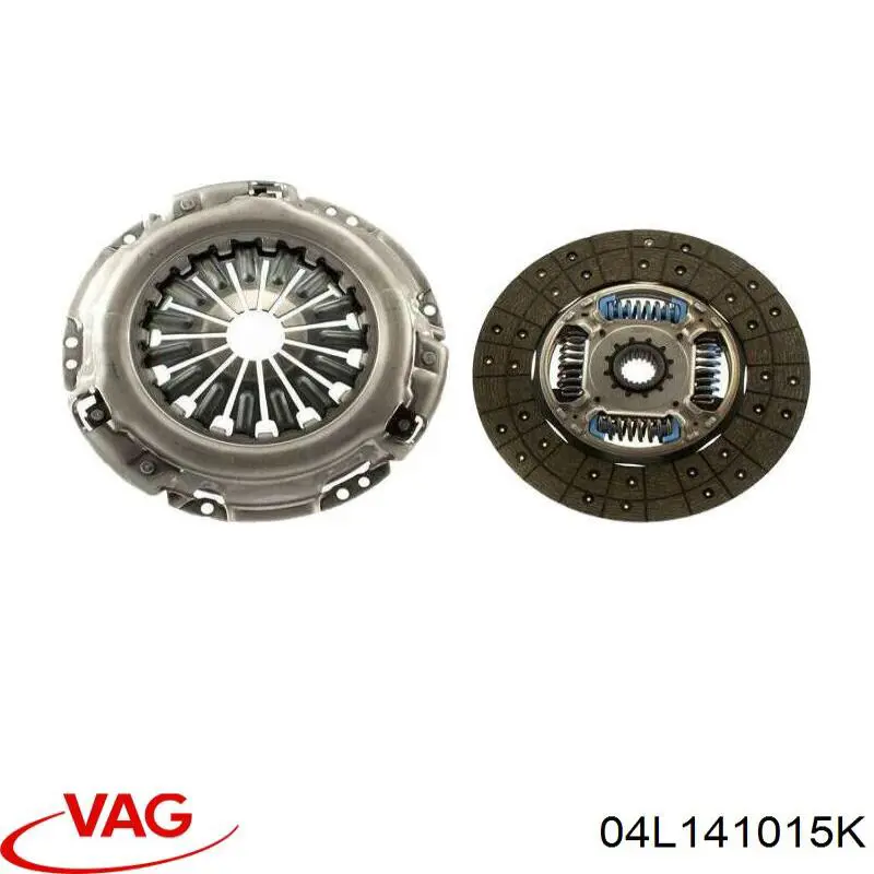 Купить 04L141015K VAG Комплект сцепления (диск, корзина, подшипник)