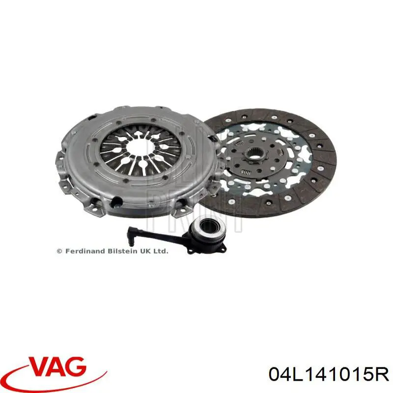 Комплект сцепления (3 части) VAG 04L141015R цена, от 340.33 USD