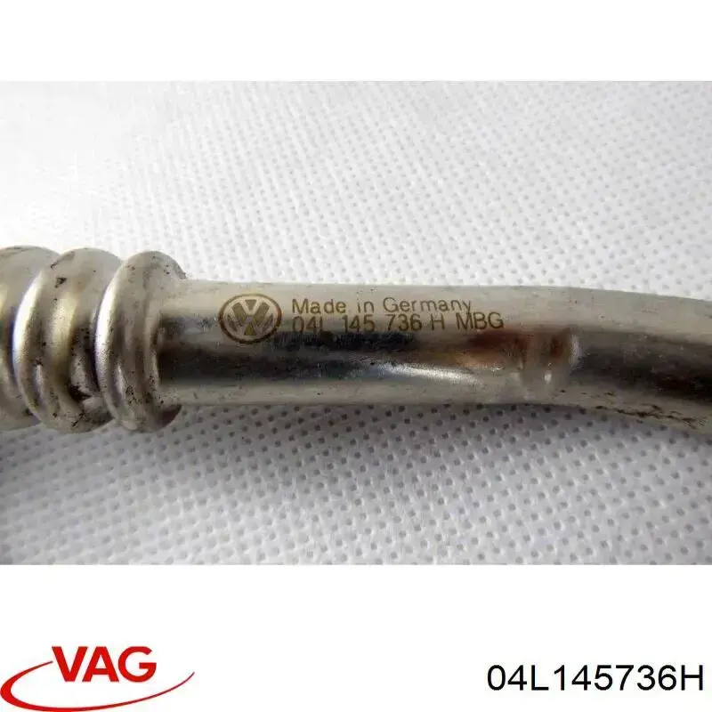 04L145736H VAG Трубка (шланг) отвода масла от турбины