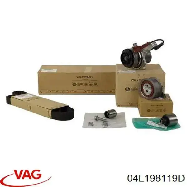 ГРМ ремни, комплект VAG 04L198119D цена, от 196.40 USD