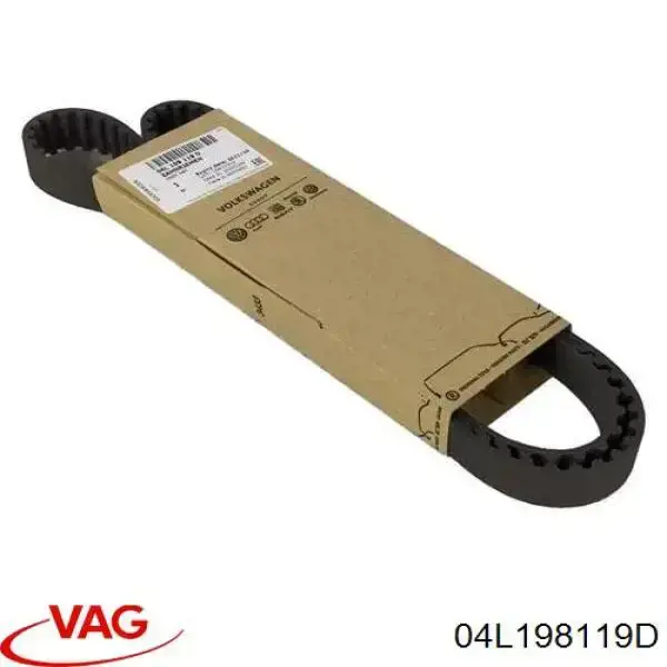 Ремень ГРМ, комплект VAG 04L198119D