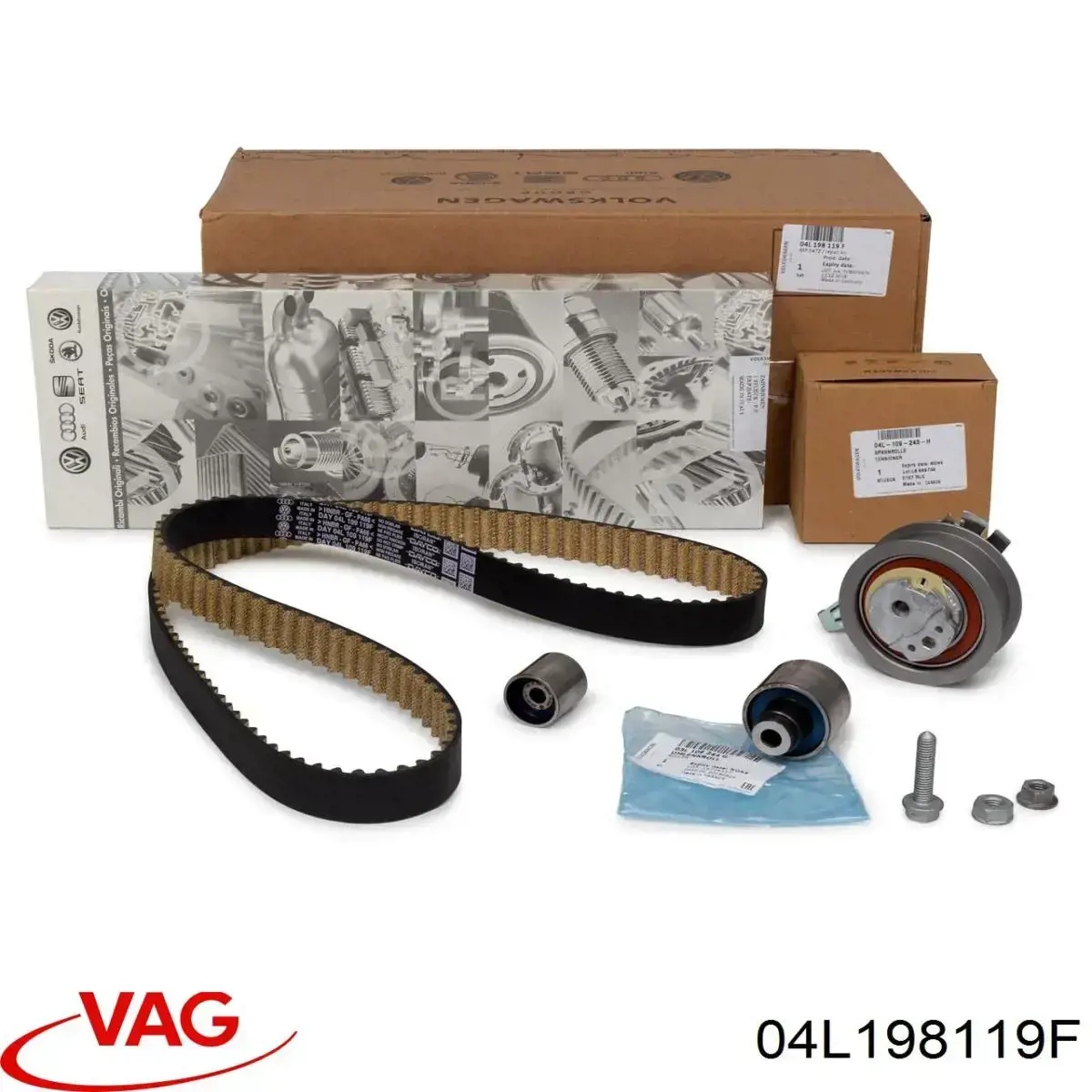 Kit correa de distribución 04L198119F VAG/Audi