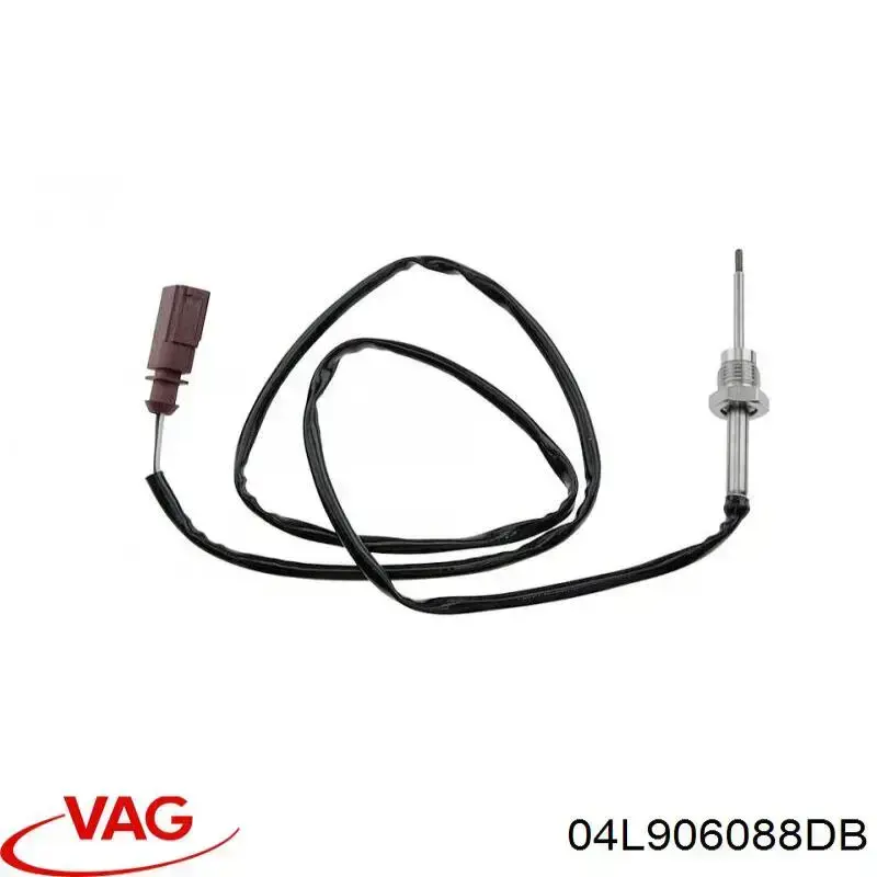 04L906088DP VAG sensor de temperatura dos gases de escape (ge, antes de filtro de partículas diesel)