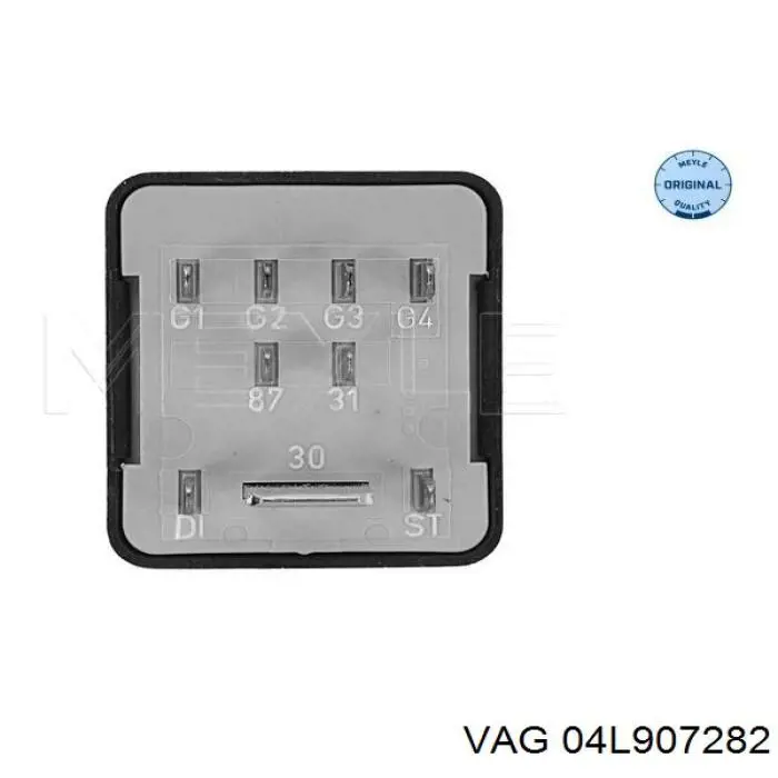 Relê das velas de incandescência 04L907282 VAG
