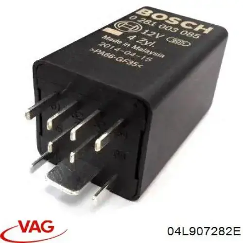 04L907282E VAG Relé de los calentadores original y equivalente