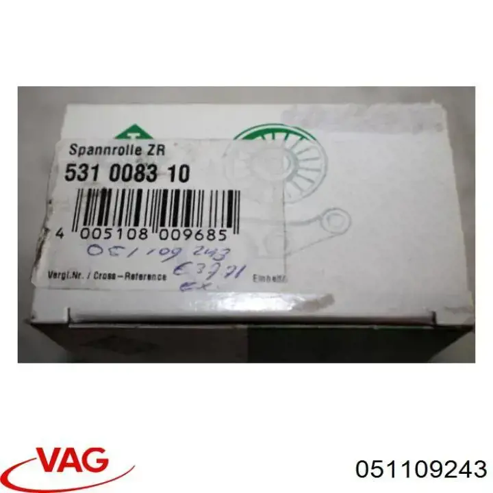 Купить 051109243 VAG Натяжной ролик