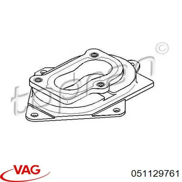 Купить 051129761 VAG Фланец карбюратора